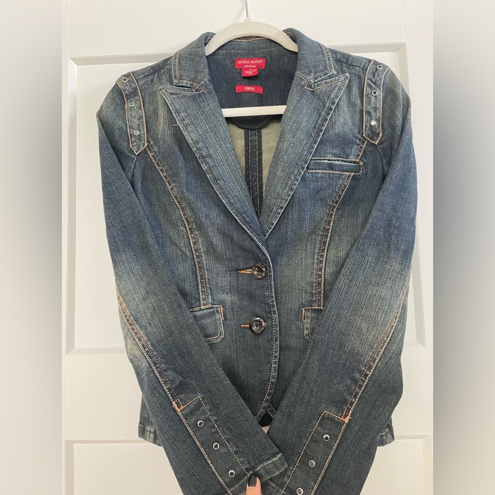 Guess Jeans Authentic Stretch Blazer - Vintage